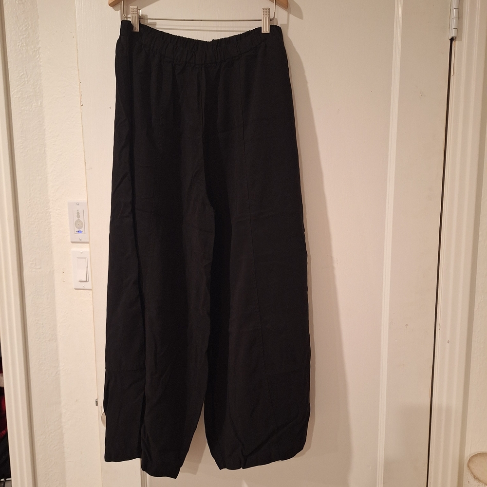 Elegant Black Wide Leg Pants